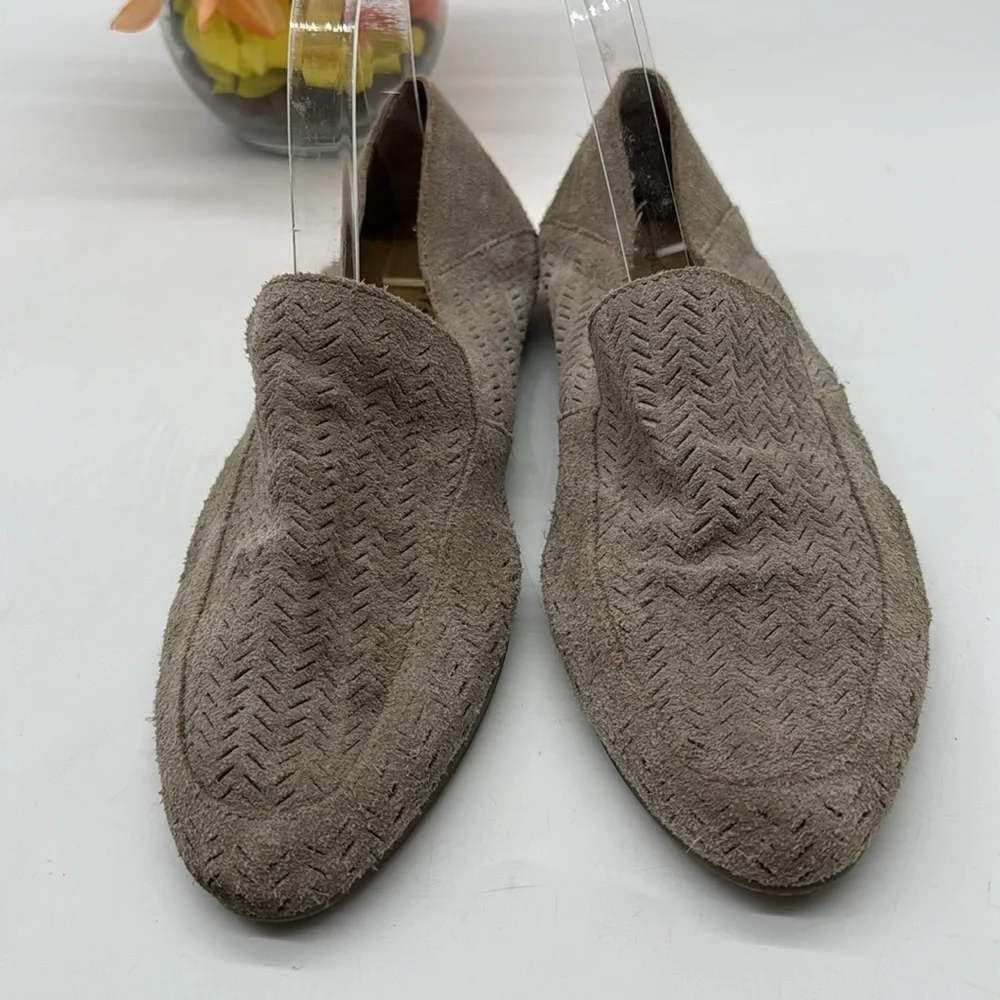 Lucky Brand Brogman Suede Slip On Loafer Size 8.5 BLO6753